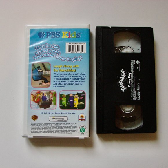 Teletubbies Funny Day VHS 1999 PBS Kids Clamshell Warner Bros Tested RARE - Picture 4 of 5
